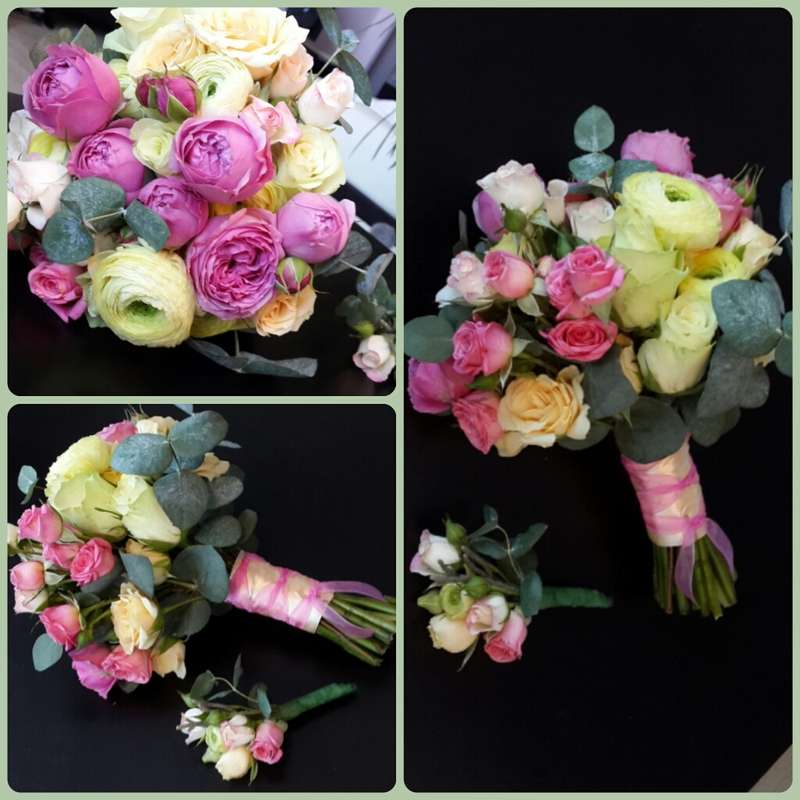 Всеми любимые ранункулюсы и пионовидные розы - фото 4419325 FLOWER STORE