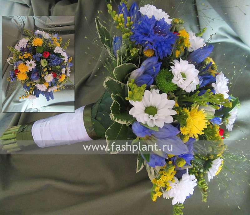 Свадебный букет 'Полевой" - фото 4599951 Fashion plant студия цветов Ольги Колябиной