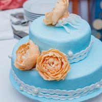 сборы невесты, персиково-голубая свадьба, идея для свадьбы, образ невесты, креативная свадьба, яркая свадьба, нежная, нежность, торт