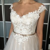 Дизайнерское легкое свадебное платье Гледис (Sv073NM)