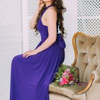 Платье трансформер для подружек невесты цвет фиолетовый более 80 трансформаций