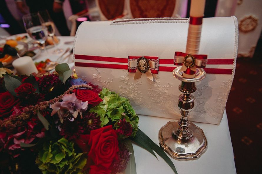 Сундучок -казна и семейный очаг в оттенках Marsala,айвори, бежевый - фото 7785698 Lola&Bride - свадебная мастерская