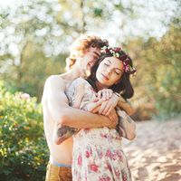 Венок делала я