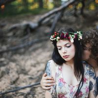 Венок делала я