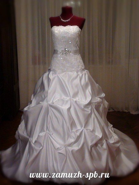 Атласные свадебные платья - фото 8394124 Прокат платьев Svadebniespb