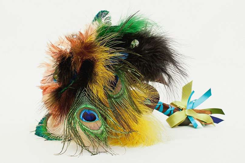 Свадебный букет «Coco Loco»
перья павлина, индейки, цесарки и марабу. - фото 1445647 Студия декора "Редкая птица"