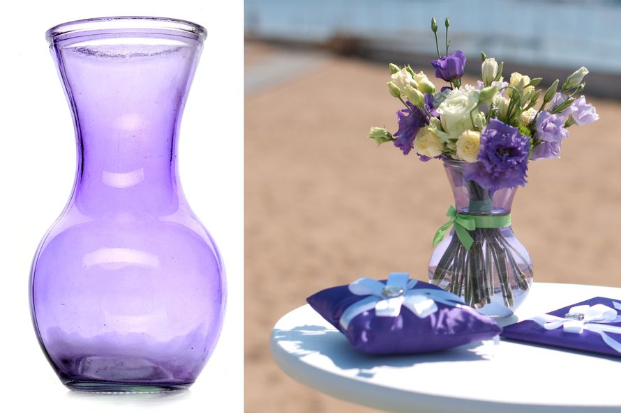 фиолетовая ваза аренда - фото 10054854 "Глориоза" - прокат декора