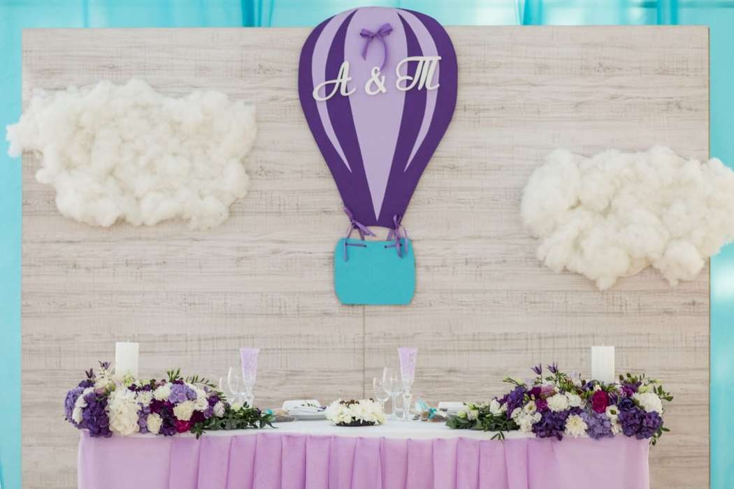 Фото 6352671 в коллекции Оформление свадьбы в сиреневом цвете на тему воздушных шаров - Лёк -СтебеЛёк оформление свадеб