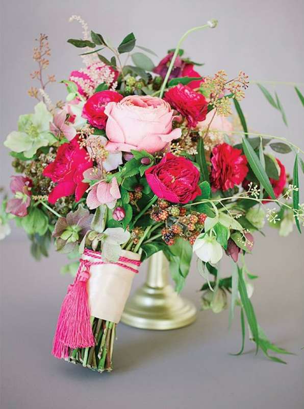 Фото 6374803 в коллекции Свадебные букеты из живых цветов. Цвет: Розовый-Персиковый - Свадебные Брошь букеты от Наталии Скворцовой