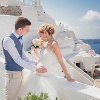 Свадьба, Санторини, свадьба за границей, свадьба в греции