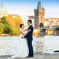 Свадебная фотосессия в Праге Татьяны и Сергея
