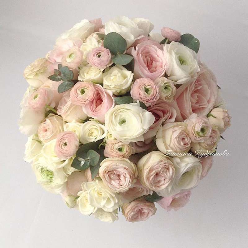 Букет невесты из пионовидных роз - фото 18457930 Цветочная мастерская Татьяны Кудряшовой
