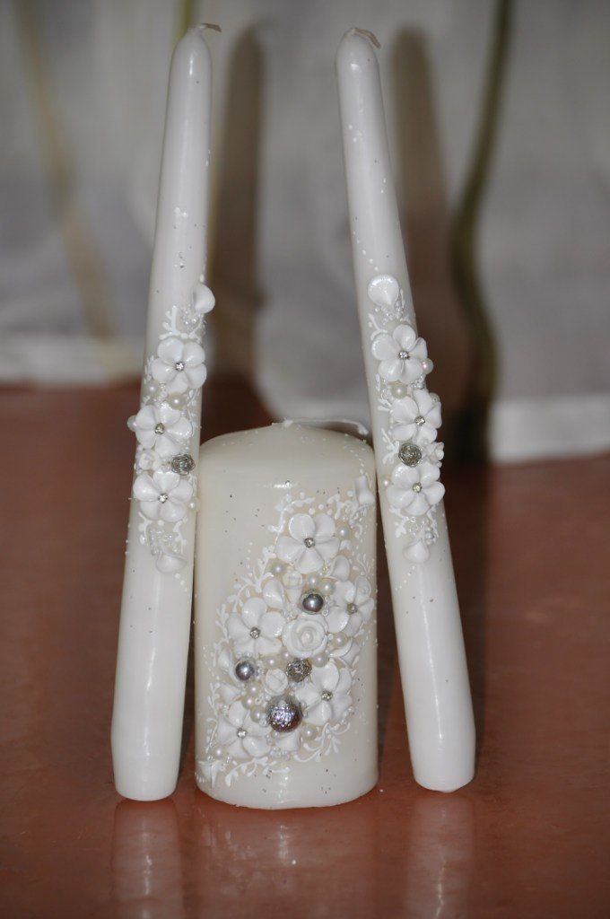 Фото 7378742 в коллекции Свадебные свечи - Свадебные аксессуары от Ирины Козубовой