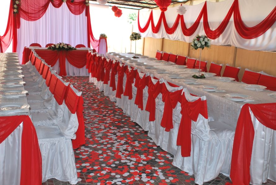 Оформление свадьбы в красном цвете - фото 7806930 Свадебная студия "Элит декор"