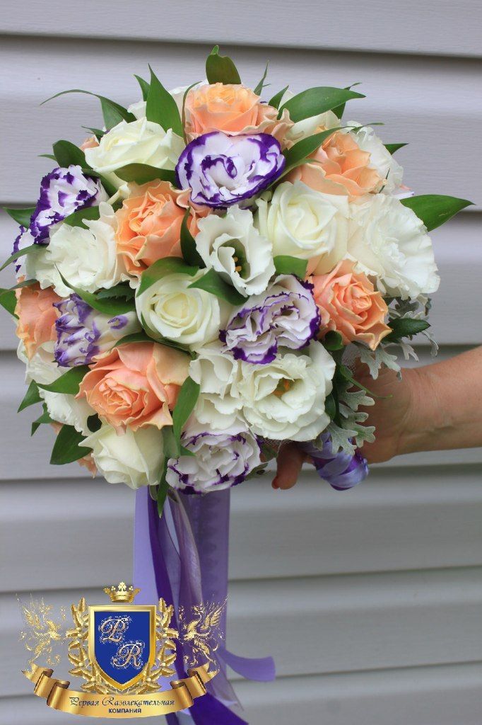 Фото 9109120 в коллекции Букет невесты в кремовом (персиковом) цвете. - Студия декора "Великолепие"