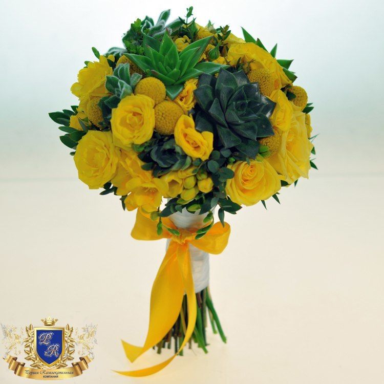 Фото 9109208 в коллекции Букет невесты в желтом цвете - Студия декора "Великолепие"
