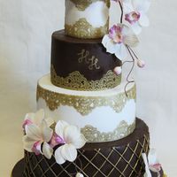 торт для шоколадной свадьбы