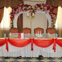 Свадебные арки, оформление столов