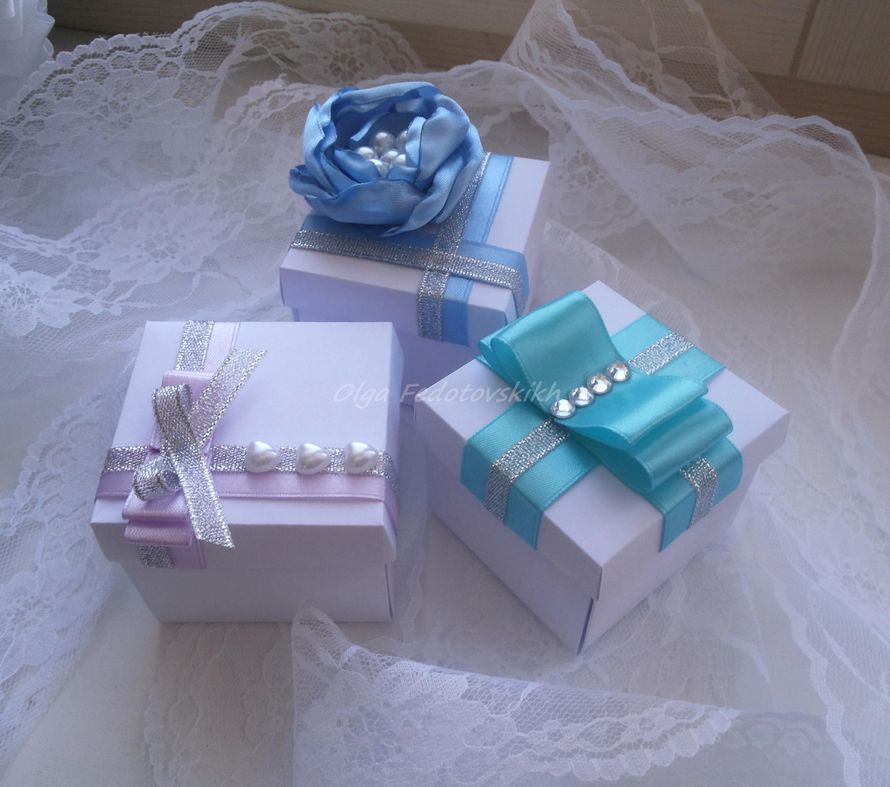 Бонбоньерки для подарка гостям на свадьбе - фото 10125658 Дизайнер флорист Ольга Федотовских