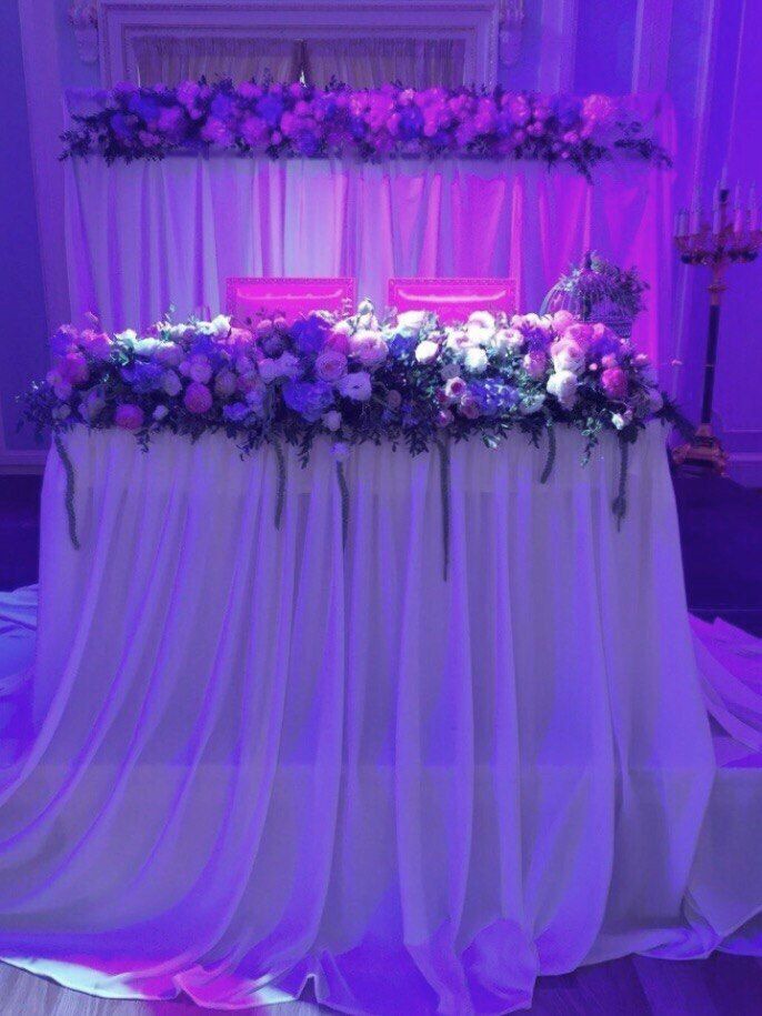 Королевская свадьба в розово-голубых тонах для Полины и Михаила - фото 13036666 Студия декора "Tony Ton"