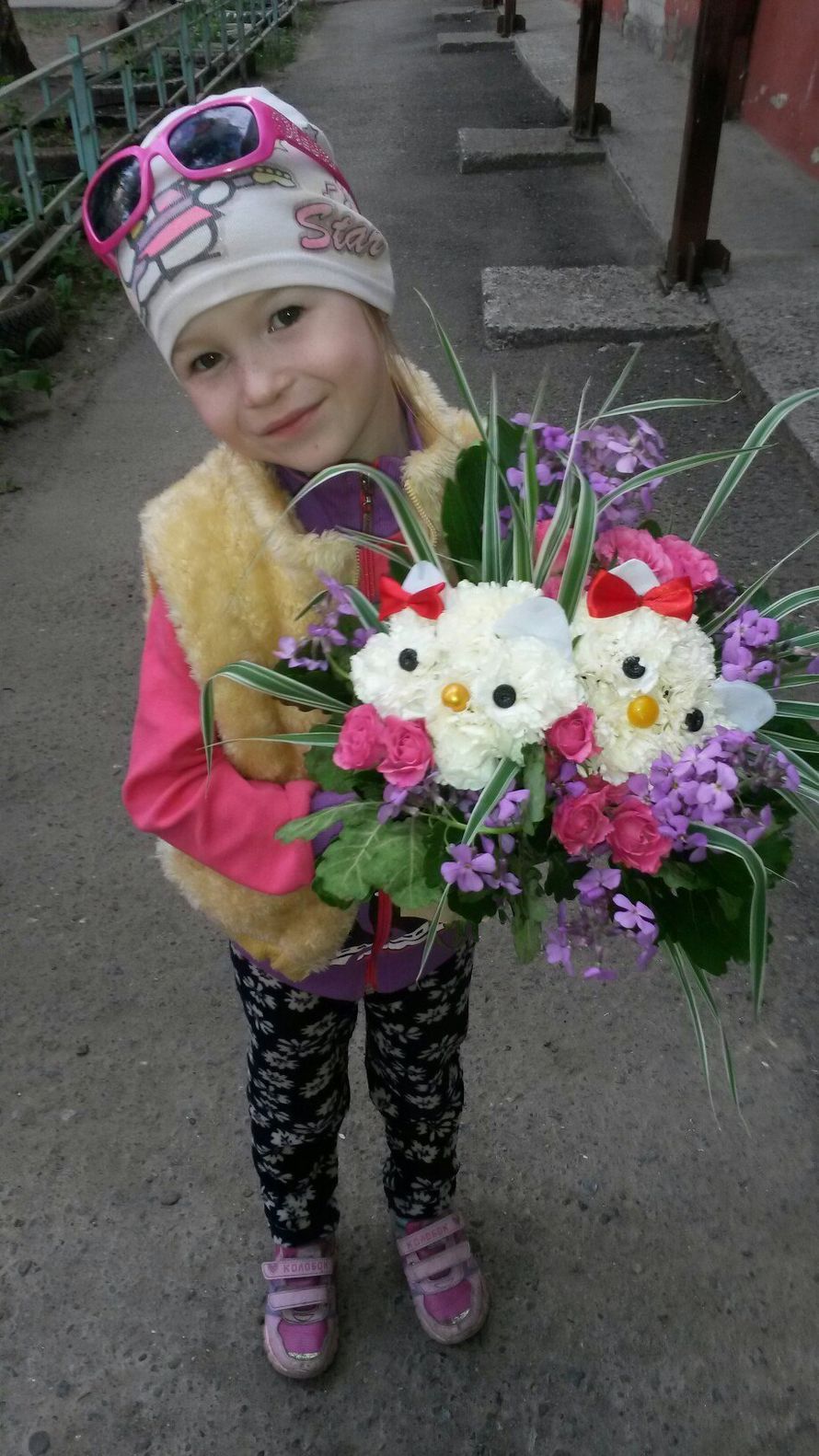 Букетик цветов для девочки 4 года