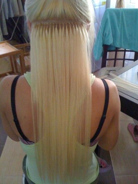 Наращивание длинных волос - фото 13943762 Стилист Светлана Блюм