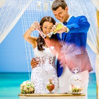 Свадьба в стиле шебби-шик в Доминикане