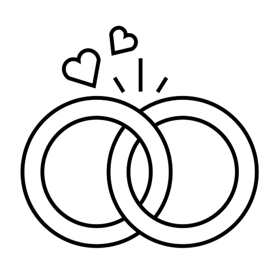 Свадебные кольца символ