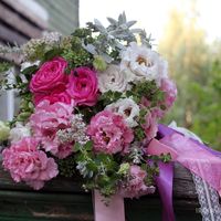 Букет невесты" Розовые облака"