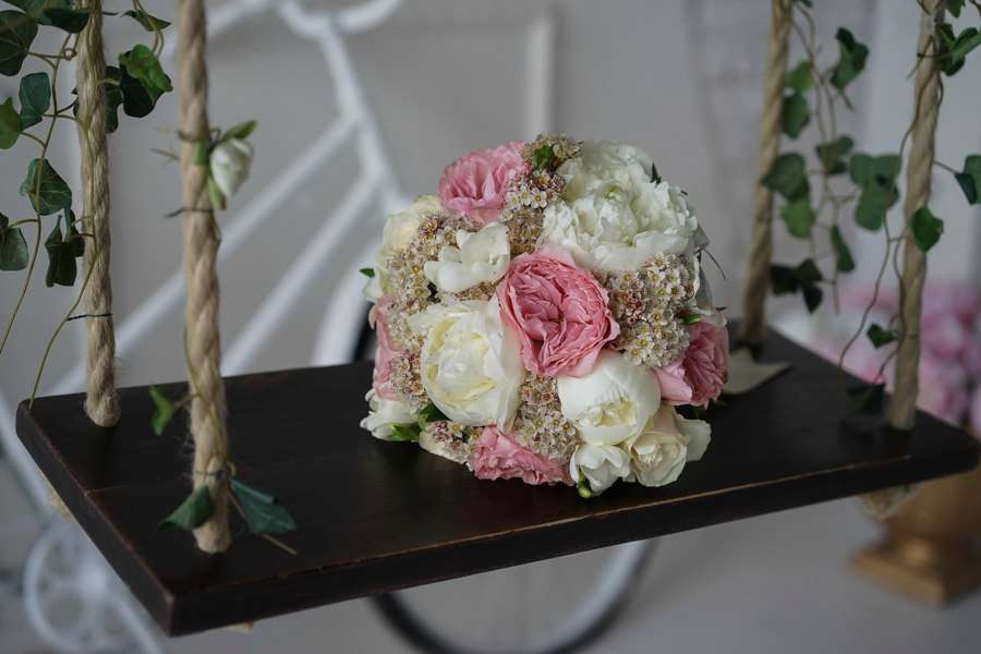 Фото 11757872 в коллекции Свадьба в розово-белых оттенках - Студия оформления "Мир флористики"