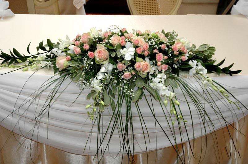 Фото 11946684 в коллекции Свадебные композиции на стол молодых - "Розмари" цветочный интеренет-магазин