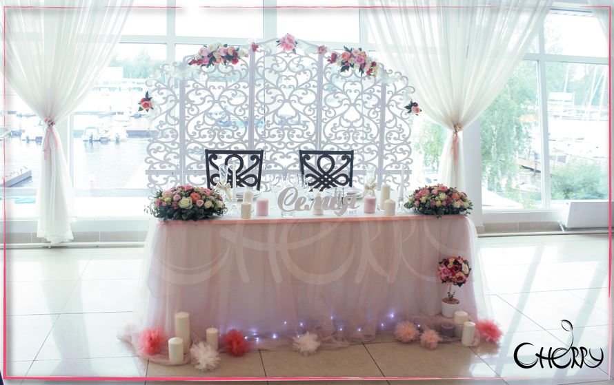 Фото 17785146 в коллекции Свадьба Евгения и Виктории. Мореман, якт клуб Аврора - Студия декора "Cherry"