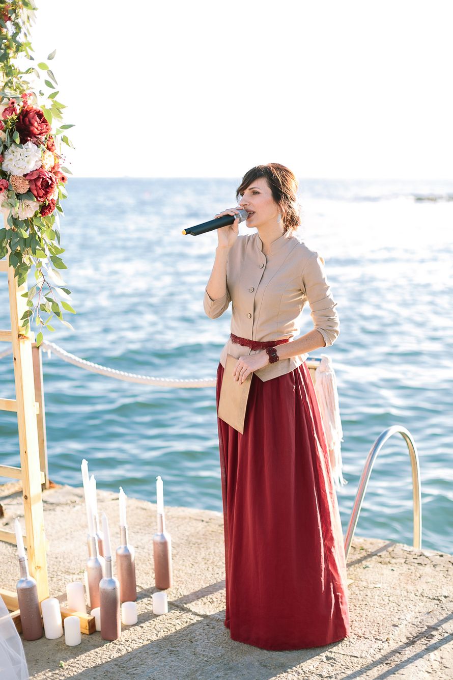 Авторская свадебная церемония на побережье