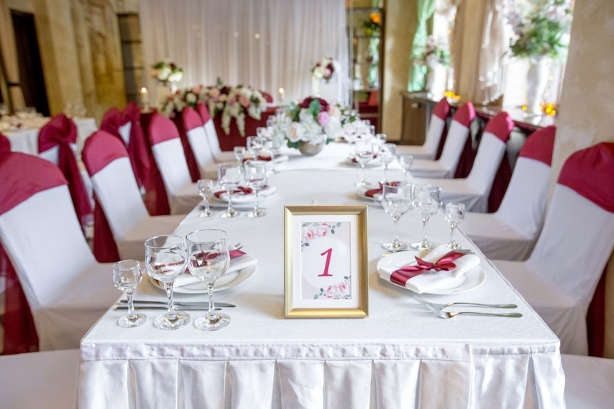 Организация свадьбы "под ключ" + навигация рассадки гостей и номерки на столы