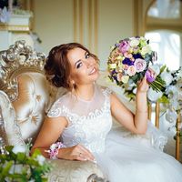 Нежная невеста Дарья в свадебном платье " Фелиция" 