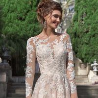 Свадебное платье А-силуэта Felicidad
