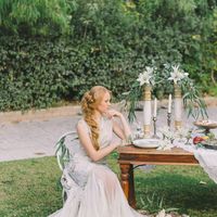 Photo : 
Dress : Achilleas Taktikos 
Wedding planner : WedinGreece  MUAH :Irina Smaragda 
Floral Design: Alisa Sitaridi 