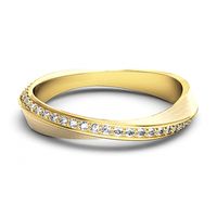 Изумительное обручальное кольцо с бриллиантами. На заказ
