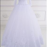  Пышное свадебное платье с рукавами, 40-68 размеры