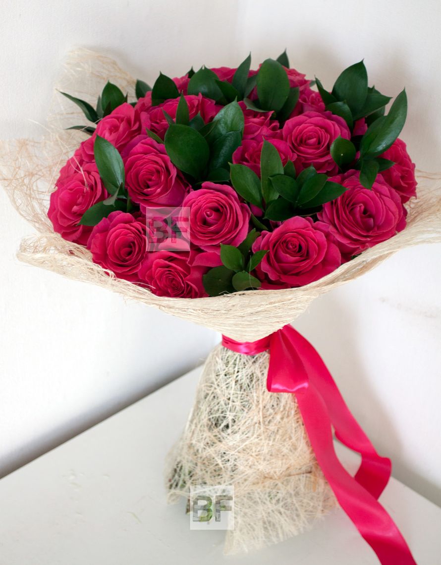 Букет с розовыми розами Pink Floyd - фото 15997732 Интернет-магазин флористики Bestfleur