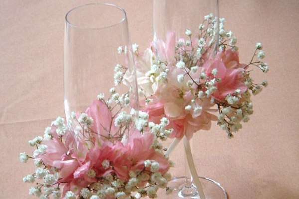 Фото 2587529 в коллекции свадебные бокалы - Цветочный магазинчик - услуги оформления