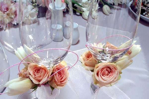 Фото 2587531 в коллекции свадебные бокалы - Цветочный магазинчик - услуги оформления
