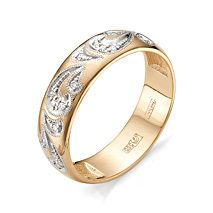 обручальное кольцо с бриллиантами - фото 4582175 Русское золото - сеть ювелирных салонов