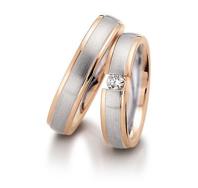 Обручальное кольцо с бриллиантом W0090