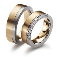 Обручальное кольцо с бриллиантом W0018