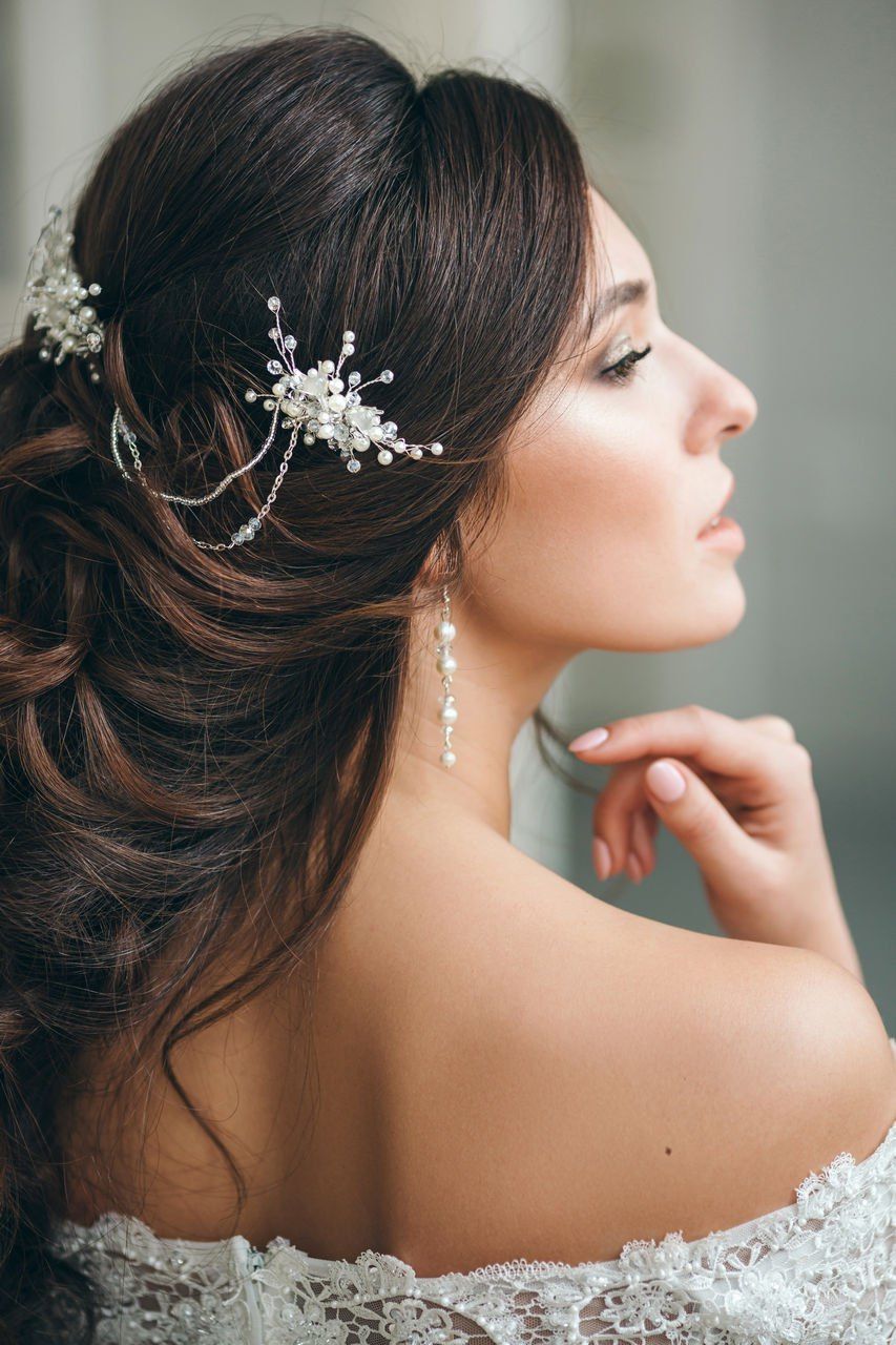 Свадебные серьги из натурального жемчуга 800 руб. - фото 17549064 Екатерина Захарова - украшения для волос
