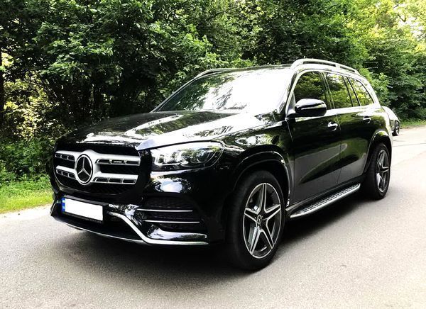 096 Внедорожник Mercedes GLS 350d 2021 год черный аренда, 4 часа