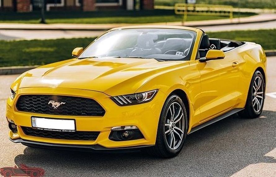 070 Ford Mustang желтый кабриолет на прокат, 3 часа