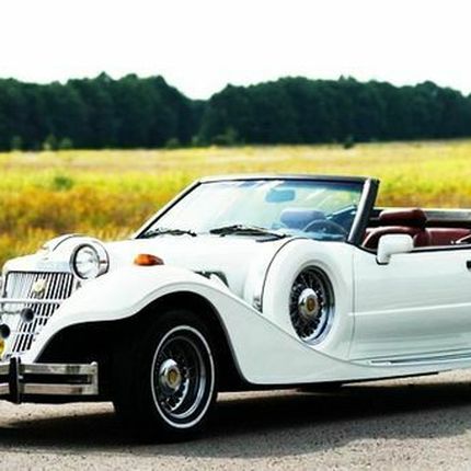 239 Ретро кабриолет белый Mitsuoka Dore 1993 год