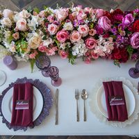 Сервировка стола жениха и невесты "Джейн Эйр"